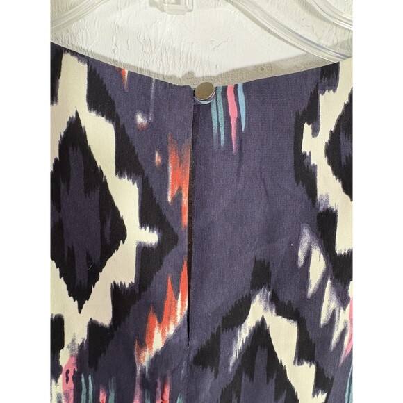 LOVE 21 Womens Size Medium Black Abstract Aztec Print Sleeveless Lined Dress - Picture 4 of 8